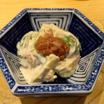 ワッポイ - 芽キャベツの酒盗マヨネーズ和え