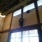 すだち - 時間ぴったり、番頭さん振り子の下のねじで時刻調整するのに慣れたそうです。