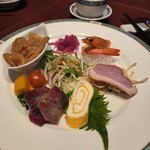 ホテルオークラ レストラン横浜 中国料理 桃源 - 前菜盛り合わせ