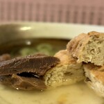 ざっくばらん - 厚切り牛タン　断面図
