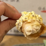 ざっくばらん - チキン南蛮串　断面図