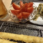 天ぷら酒菜 蒼天 - フルーツトマト（シュガートマト）　480円