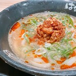 はなまるうどん - 温玉ごま坦々