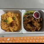 日本ばし大増 - 料理写真:チェケンライスに、フリャーどチェケン