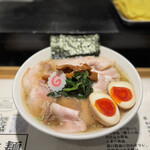 拉麺 生姜と肉 - 肉盛り中　生姜しおラーメン