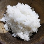 はし本 - .....十二品目 ・白ごはん　甘味の滋賀の米と香りの高知の仁井田米を７対３.....　