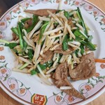 餃子の王将 - 料理写真:ニラレバ炒め