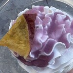 小江戸おさつ庵 - たっぷり紫芋生クリームソース