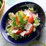 Fresh tomato and mozzarella salad