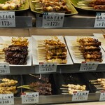 はまけい - 料理写真:レバー串、ねぎま串、もも串