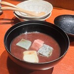 神楽坂 おいしんぼ - 生麩ぜんざい