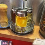 ENISHI総本店 - 卓上のお酢3種類