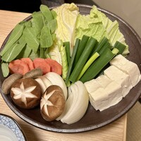 先斗町しゃぶしゃぶすき焼き きらく - お野菜