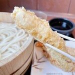 丸亀製麺 - あんこう天は初めて食べましたが
ホロっとした美味しい白身魚でした♬