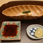 徳ㇵ本也 - フッコと紋甲烏賊のお造り