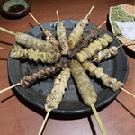 千年の宴 岩国駅前店 - 塩味串焼き盛り合わせ2人前