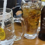 ジンギスカン羊はち - 北海道の御当地ドリンクである、コアップガラナ