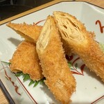 あじふらい てしお - 湯葉のふらい