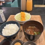 とんかつ ふじ井 - ご飯セット（全部おいしい）