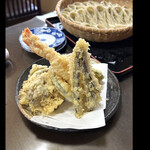 そば処 梅の花 - 天ぷら　一人盛り　byまみこまみこ