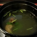 うなぎ屋 源内 - 肝吸いは単品だと２５０円