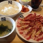 牛角 - Ｗカルビランチ