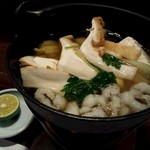 槐家 - 松茸とハモの一人鍋