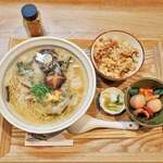 にゅうめん専門店 立道屋 - 湯葉山菜にゅうめんランチ