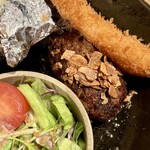 キッチン グリズリー - クラッシックパーグ　ガーリックソース　エビフライ追加