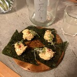 TONER - 柿のクリームチーズ 海苔で巻いて