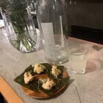 TONER - 柿のクリームチーズ 海苔で巻いて