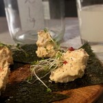 TONER - 柿のクリームチーズ 海苔で巻いて