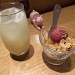 虎ノ門 とだか - 生レモンサワー　中休みののデザート