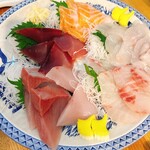 寿浬庵 - 刺身盛り合わせ
