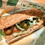 サブウェイ - 料理写真:チリチキン＋ホットペッパー（パラペーニョ）