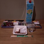 東武ストア - ドリンク写真:ホテル部屋飲みの様子