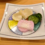 舟町鮨 やました - お新香