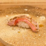 舟町鮨 やました - 金目鯛炙り