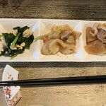居酒屋もくもく - 前菜3種盛