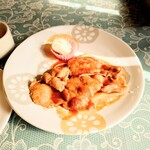 シャンティ - 本日の"Dランチ"は、"ポークジンジャー"。