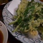 ニュー加賀屋 - 明日葉の天ぷら凄いボリューム！凄い美味しい♡