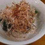 ニュー加賀屋 - ほうれん草、今回はおひたしで！