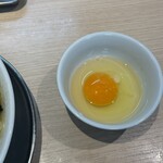 桜上水 船越 - 限定トッピングの生卵100円