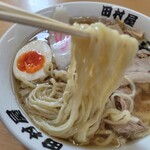 田村屋 - 多加水の手打ち麺