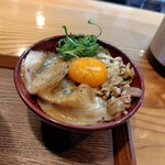 麺道 千鶏 - 炙り肉飯  税込500円（2026.02）