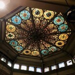 John's Pizzeria - Stained-glass Ceiling