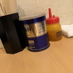 ラーメン二郎 - 卓上