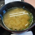 吉野家 - 味噌汁。
