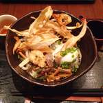 夢吟坊 レミィ五反田店 - 山菜とかき揚げのおうどん（温）