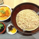 生そばウエスト - 料理写真:かつ丼そばセット@970円(税込)